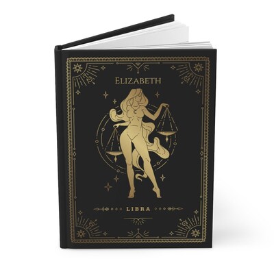 Personalized Libra Journal | Libra Gifts for Women and Men | Custom Zodiac Notebook - image2